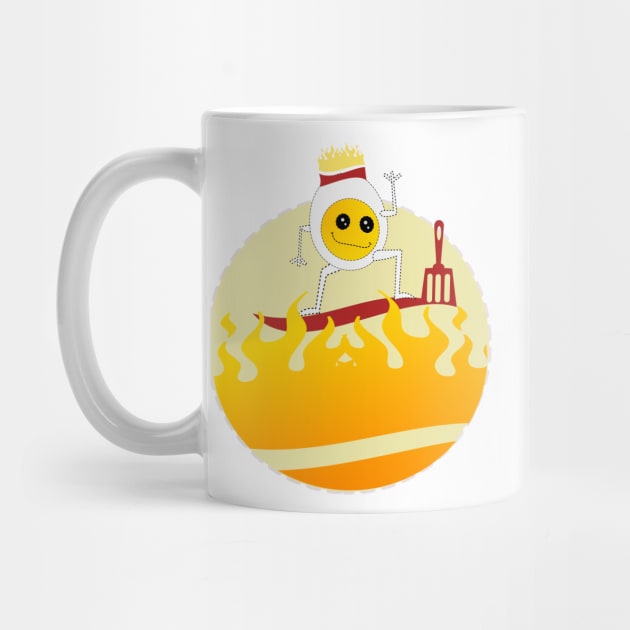 top super Adventure Cute little happy smiling Kawaii fried egg cartoon by jaml-12